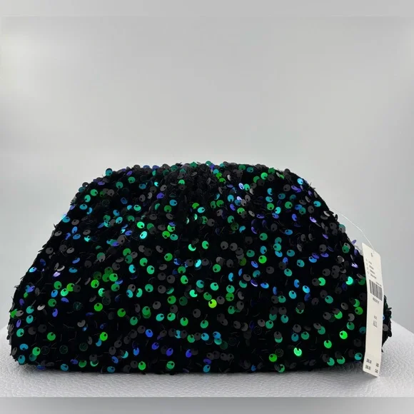 NWT Anthropologie Maeve The Frankie Mini Clutch: Velvet Sequin Edition gift - Picture 6 of 11